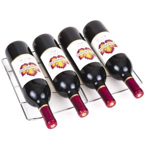 bottle of reds lined up for chilling