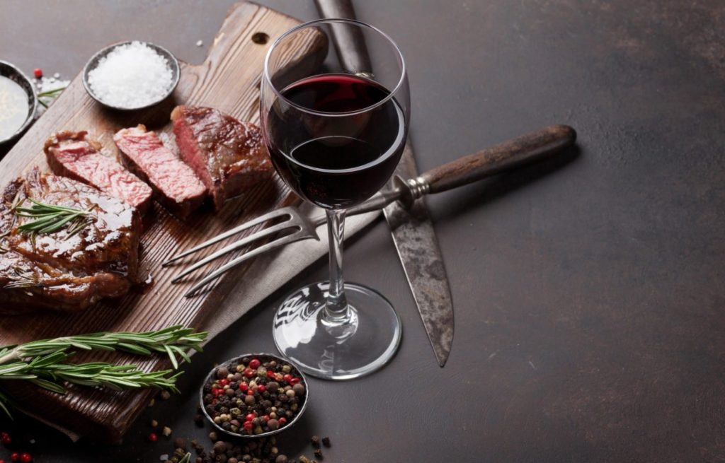 Steak and Red Wine