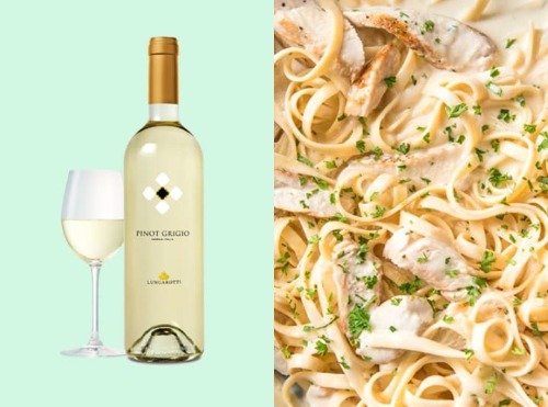best wine with alfredo